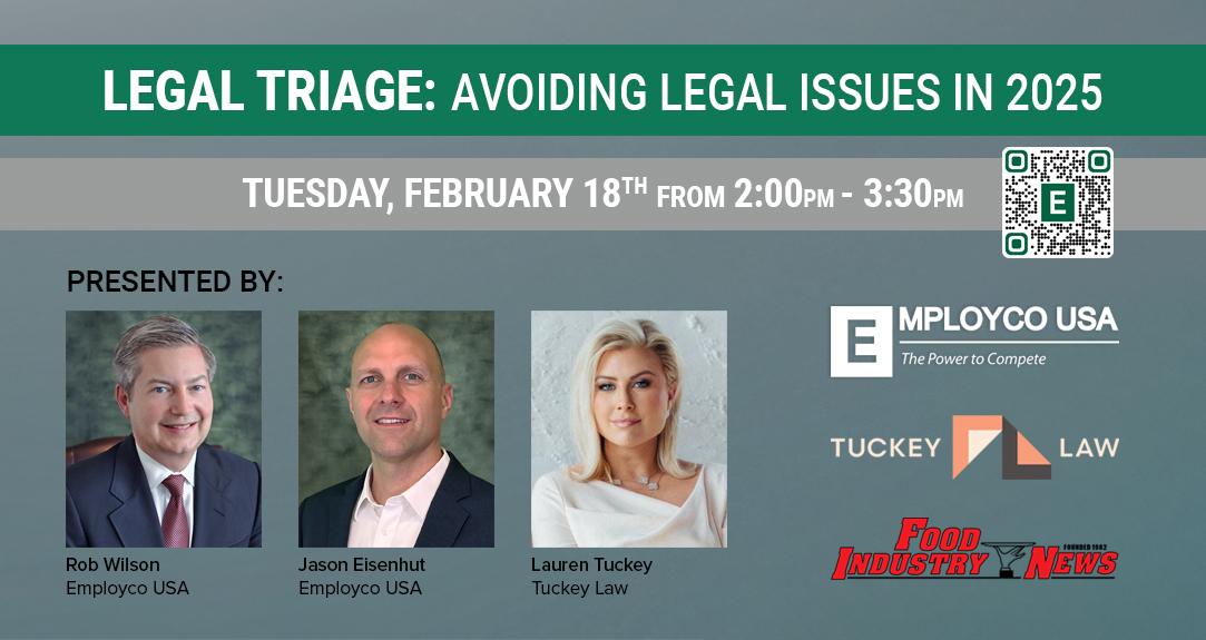 LEGAL TRIAGE: Avoiding Legal Issues in 2025 (Free Seminar for Food Business Owners)