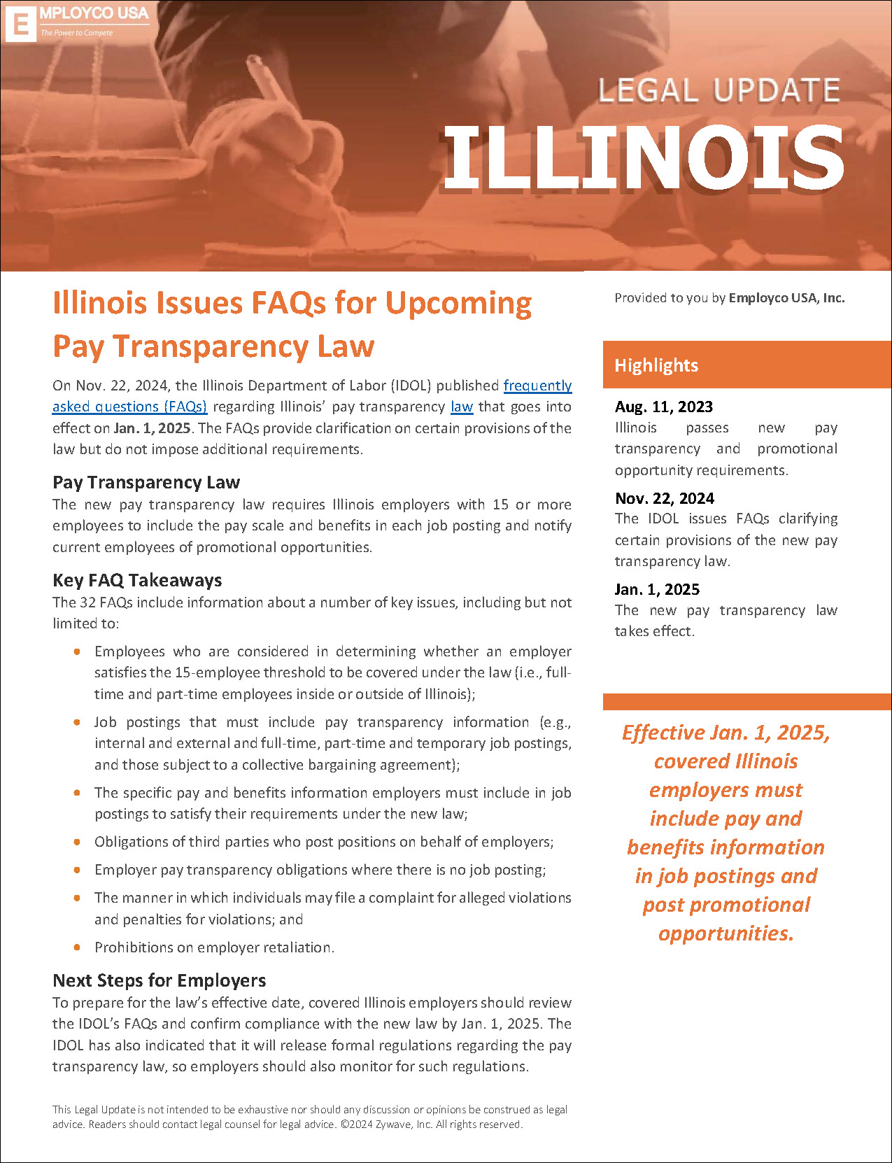 Illinois Legal Update 2