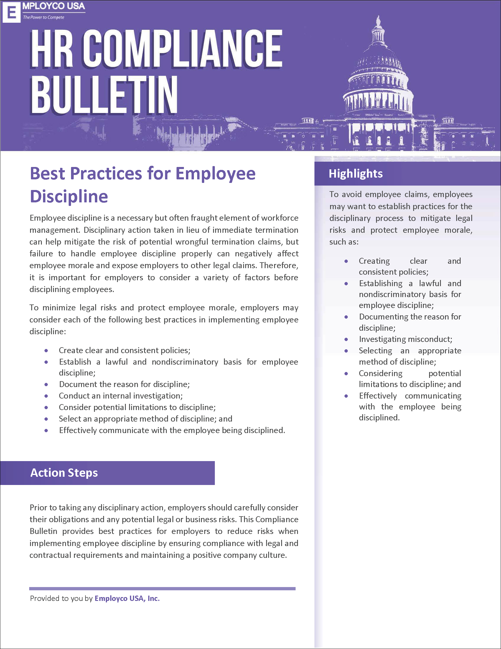 HR Compliance Bulletin